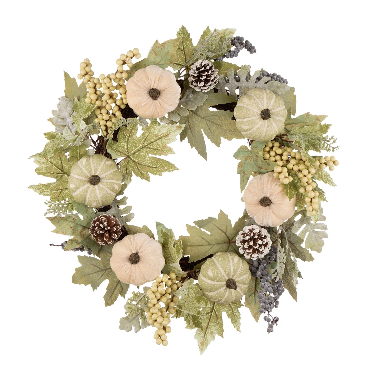 Gourds And Berries Autumn Harvest Wreath, 22-Inch, Unlit 3 Gourds And Berries Autumn Harvest Wreath, 22-Inch, Unlit