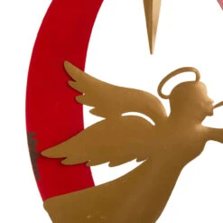 3' Red And Gold Metal Christmas JOY Angel Yard Stake, Wall Decor, Or Standing Decor 9 3' Red And Gold Metal Christmas JOY Angel Yard Stake, Wall Decor, Or Standing Decor -Optimal Christmas Shop dglit 2010200006 4 87910.1667602153
