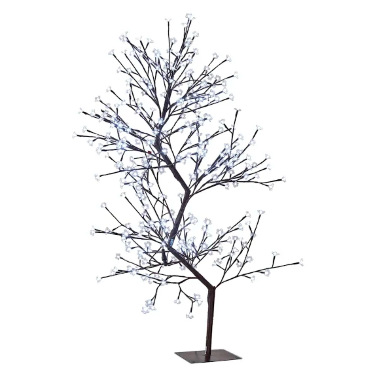 63" White And Red Dual Control Double Cherry Blossom Tree With 336 LED Lights 5 63" White And Red Dual Control Double Cherry Blossom Tree With 336 LED Lights - Image 3
