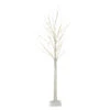 6.75' Pre-Lit Pencil Birch Artificial Christmas Tree - Warm White LED Lights -Optimal Christmas Shop dhine 37431 120 1 31849.1667678769