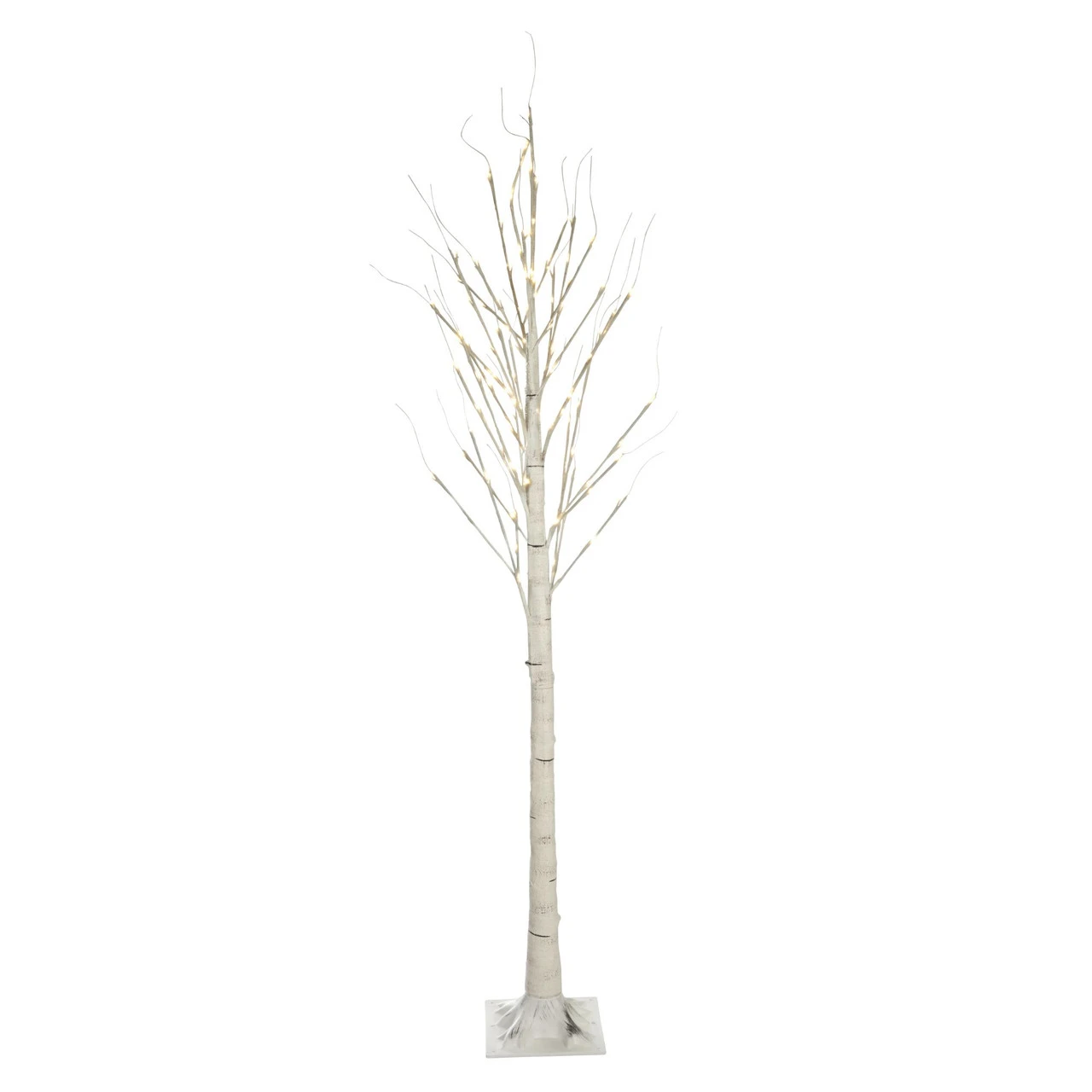 6.75' Pre-Lit Pencil Birch Artificial Christmas Tree - Warm White LED Lights 5 6.75' Pre-Lit Pencil Birch Artificial Christmas Tree - Warm White LED Lights - Image 3