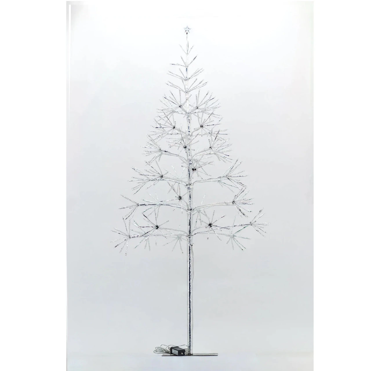 14.50" Pre-Lit Slim Christmas Tree - 380 White Sparkling LED Lights 3 14.50" Pre-Lit Slim Christmas Tree - 380 White Sparkling LED Lights