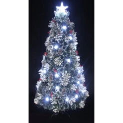 6' Pre-Lit Slim Cones And Berries Artificial Christmas Tree - LED Lights 5 6' Pre-Lit Slim Cones And Berries Artificial Christmas Tree - LED Lights -Optimal Christmas Shop dhine 37495 f6 2 48155.1667678782