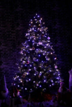 32.25' Multi-Function Timed Pattern String Lights - 100 RGB LED With Remote -Optimal Christmas Shop dhine 37511 100 7 53702.1667646352