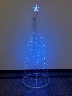 6.75' Multi-Function Timed LED Tree - 252 RGB LED With Remote 6 6.75' Multi-Function Timed LED Tree - 252 RGB LED With Remote -Optimal Christmas Shop dhine 37512 2 31724.1667518751