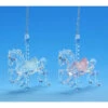 Set Of 8 Clear And Blue Carousel Horse Hanging Christmas Ornaments 9" -Optimal Christmas Shop dice 98548 1 67294.1667621047