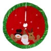 42" Red And Green Christmas Themed Round Tree Skirt