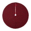 48" Red And Black Buffalo Checkered Round Christmas Tree Skirt -Optimal Christmas Shop dii camz10924 1 90421.1667656520