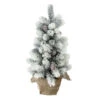 19" Potted Slim Flocked Mini Pine Artificial Christmas Tree In Burlap Base - Unlit 2 19" Potted Slim Flocked Mini Pine Artificial Christmas Tree In Burlap Base - Unlit -Optimal Christmas Shop diofliqavkn6p2y2vtaybn0wbfcmjlzm 79325.1667657551