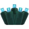 50 Aquamarine Blue LED Wide Angle Christmas String Lights - 25.17 Ft Green Wire 1 50 Aquamarine Blue LED Wide Angle Christmas String Lights - 25.17 Ft Green Wire -Optimal Christmas Shop dlig 1101389 1 91981.1667646489