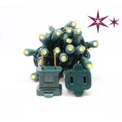 50 Warm And Cool White LED Wide Angle Christmas String Lights - 25.17 Ft White Wire -Optimal Christmas Shop dlig 1102122 3 47816.1667539240