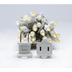 50 Turquoise Blue Glacier LED Wide Angle Christmas String Lights - 25.17 Ft White Wire -Optimal Christmas Shop dlig 1102340 3 47747.1667654489