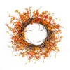 Orange And Yellow Bittersweet Berry Fall Harvest Twig Wreath, 24.75-Inch -Optimal Christmas Shop dmel 83851ds 19636.1687598350