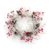 Icy Pinecone And Berry Artificial Christmas Twig Wreath, 22.75-Inch, Unlit -Optimal Christmas Shop dmel 84265ds 84381.1687598332