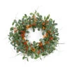 Red And Green Spring Foliage Berry Wreath, 21-Inch, Unlit -Optimal Christmas Shop dmel 85508ds 1 10631.1687598461