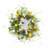 Green And Yellow Spring Lemon Wreath, 22-Inch, Unlit -Optimal Christmas Shop dmel 85912ds 1 27109.1680627802