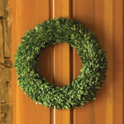 Natural Fiber Artificial Boxwood Christmas Wreath - 24-Inch, Unlit -Optimal Christmas Shop dnapa 7515pg 3 69892.1667562090