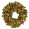 24" Pre-Lit Carolina Pine Christmas Wreath-Clear Lights -Optimal Christmas Shop dnat20cap3 306 24w 1 26748.1667532721