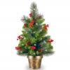 2’ X 14” Pre-Lit Crestwood Spruce Medium Artificial Christmas Tree – Soft White LED Lights -Optimal Christmas Shop dnat20cw7 334 20 92892.1667663590