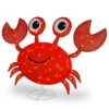 48” LED Lighted Red Sisal Crab Outdoor Decoration -Optimal Christmas Shop dnat20df 070011l 26555.1667656849