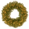 30" B/O Pre-Lit LED Norwood Fir Artificial Christmas Wreath – Dual Color Lights -Optimal Christmas Shop dnat20nf 304d 30w b1 36895.1667584052