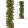 9' Pre-Lit Spruce Artificial Christmas Garland - Dual Color LED Lights -Optimal Christmas Shop dnat20nrv7 302ld 9ab1 77380.1667684367
