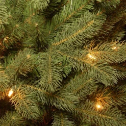 7.5’ Pre-Lit Downswept Douglas Slim Fir Artificial Christmas Tree - Clear Lights -Optimal Christmas Shop dnat20pedd4 392 75 3 09285.1686080039