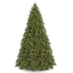 12’ Pre-Lit Jersey Fraser Artificial Christmas Tree - Clear Lights