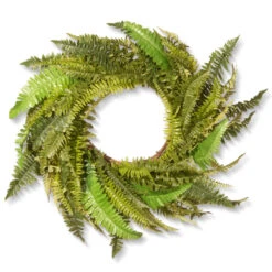 Fern Artificial Wreath - 35-Inch, Unlit