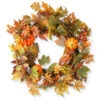 Decorated Maple Leaf Artificial Wreath - 24-Inch -Optimal Christmas Shop dnat20rahv abn71202 35237.1667580409