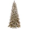7.5’ Pre-Lit Snowy Westwood Pine Artificial Christmas Tree - Clear Lights -Optimal Christmas Shop dnat20swp3 304 75 78689.1667656795