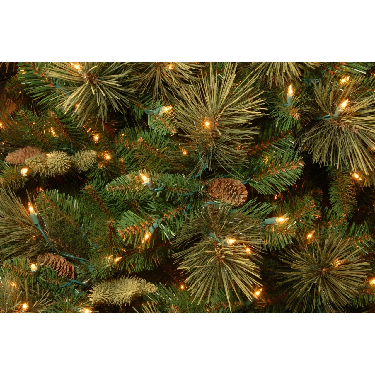 9 Ft. Carolina Pine Slim Tree With Clear Lights 5 9 Ft. Carolina Pine Slim Tree With Clear Lights - Image 3