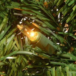 24" Classical Collection Wreath With Clear Lights -Optimal Christmas Shop dnat cc1 301 24w 1 4 41220.1667580426