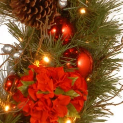 24" Pre-Lit B/O LED Hydrangea Artificial Christmas Wreath – Warm White Lights 8 24" Pre-Lit B/O LED Hydrangea Artificial Christmas Wreath – Warm White Lights -Optimal Christmas Shop dnat dc13 158 24wb 1 3 30444.1667536533