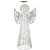 24" Pre-Lit White And Silver Angel Cone Christmas Tree 2 24" Pre-Lit White And Silver Angel Cone Christmas Tree -Optimal Christmas Shop dnat df 19030001l 12011.1667574369