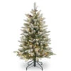 4.5' Dunhill Fir Artificial Christmas Tree With Red Berries - Clear Lights -Optimal Christmas Shop dnat duf 300 45 1 81912.1667576144
