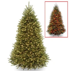 7.5’ Pre-Lit Dunhill Fir Artificial Christmas Tree – Dual Color LED Lights -Optimal Christmas Shop dnat duh 330ld 75s 1 72861.1686079891