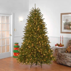 7.5’ Pre-Lit Dunhill Fir Artificial Christmas Tree - Clear Lights -Optimal Christmas Shop dnat duh 75lo 2 13110.1667654665