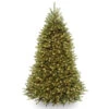 7’ Pre-Lit Dunhill Fir Artificial Christmas Tree – Multi-Color/Warm White LED Lights -Optimal Christmas Shop dnat duh3 d30 70 1 71055.1667656832