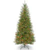 7.5’ Pre-lit Dunhill Fir Slim Artificial Christmas Tree – Multicolor Lights -Optimal Christmas Shop dnat duslh1 75rlo 1 88629.1667580431