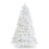 6.5' Pre-Lit White Dunhill Fir Artificial Christmas Tree, Clear Lights -Optimal Christmas Shop dnat duwh 65lo 1 45562.1667529143