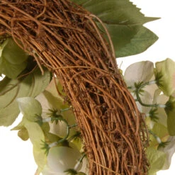 Hydrangea Flower And Berries Garden Accents Artificial Wreath - 24-Inch -Optimal Christmas Shop dnat gahb30 24wc 5 40040.1667580434