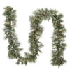 9' X 10" Pre-Lit Pine Cones And Glitter Embellished Artificial Christmas Garland - Clear Lights -Optimal Christmas Shop dnat glb1 300 9a 1 1 27098.1667574372
