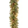9' Pre-Lit Berries And Pine Cones Artificial Christmas Garland - Clear Lights -Optimal Christmas Shop dnat gpg3 341 9a 1 07780.1667536273