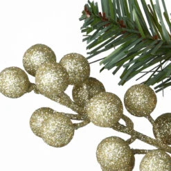 9' Pre-Lit Pomegranate Pine Artificial Christmas Garland - Clear Lights -Optimal Christmas Shop dnat gtp1 302 9b 1 4 67000.1667571928