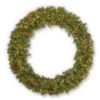 Pre-Lit Garwood Spruce Artificial Christmas Wreath - 48-Inch, Warm White LED Lights -Optimal Christmas Shop dnat gw1 300l 48w 1 45781.1667574376