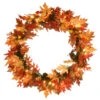 36" Maple Wreath With Clear Lights 1 36" Maple Wreath With Clear Lights -Optimal Christmas Shop dnat hc7 104l 36w 1 23592.1667519998
