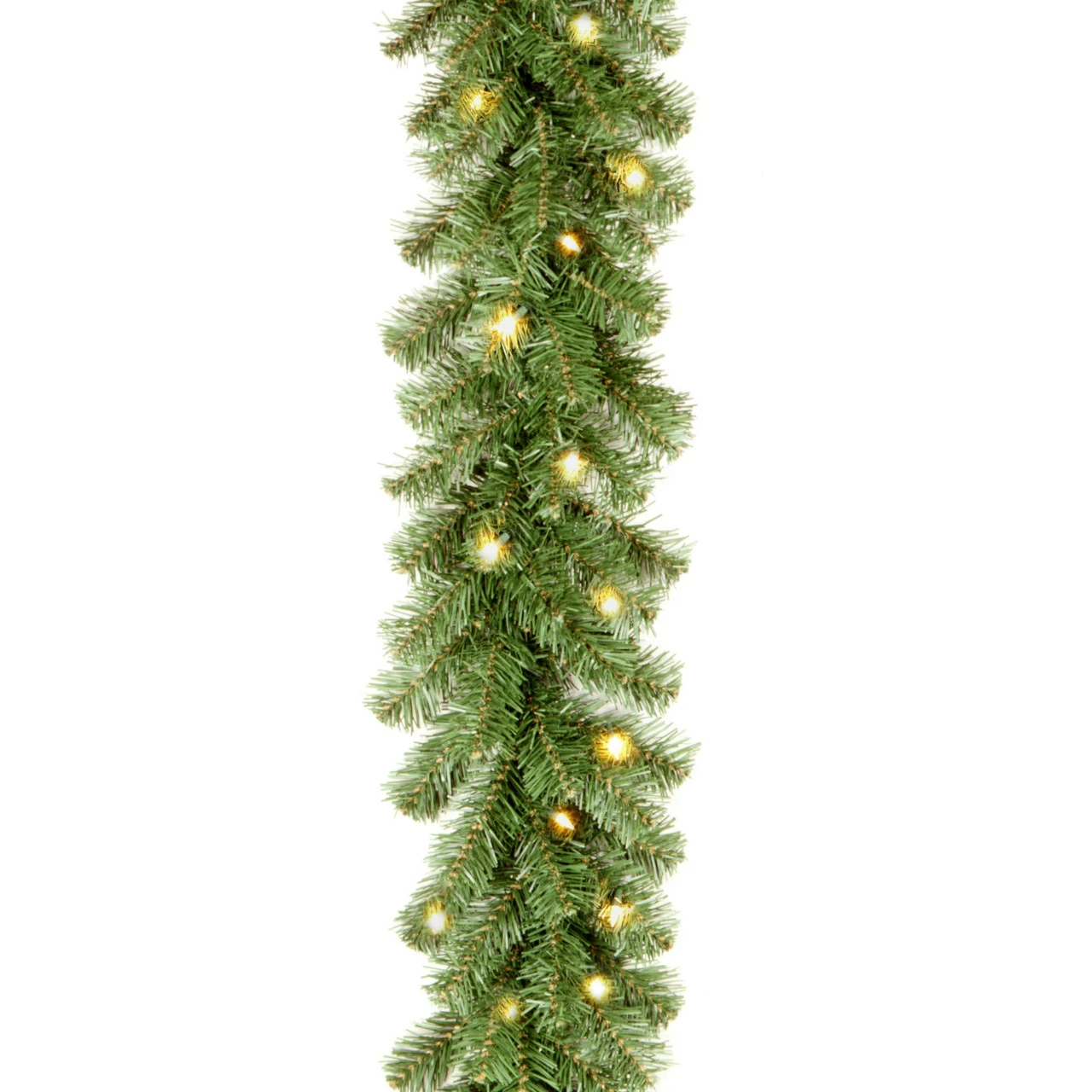 9' X 10” Pre-Lit Kincaid Spruce Artificial Christmas Garland - Clear Lights 3 9' X 10” Pre-Lit Kincaid Spruce Artificial Christmas Garland - Clear Lights