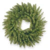 24" Pre-Lit B/O Kingswood Fir Artificial Christmas Wreath - Warm White LED Infinity Lights -Optimal Christmas Shop dnat kw7 354y 24w b 01 21737.1667536239