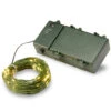 100 Warm White LED Battery Operated Christmas Lights - 48 Ft Green Wire -Optimal Christmas Shop dnat ls 815y 100 b 01 83637.1667529943